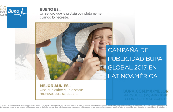 Campaña de Publicidad Bupa Global Latinoamérica