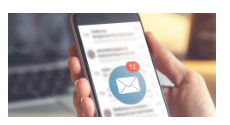 e-mail en dispositivo móvil
