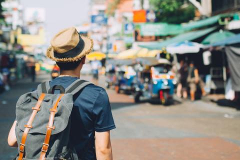 Viajero en Tailandia